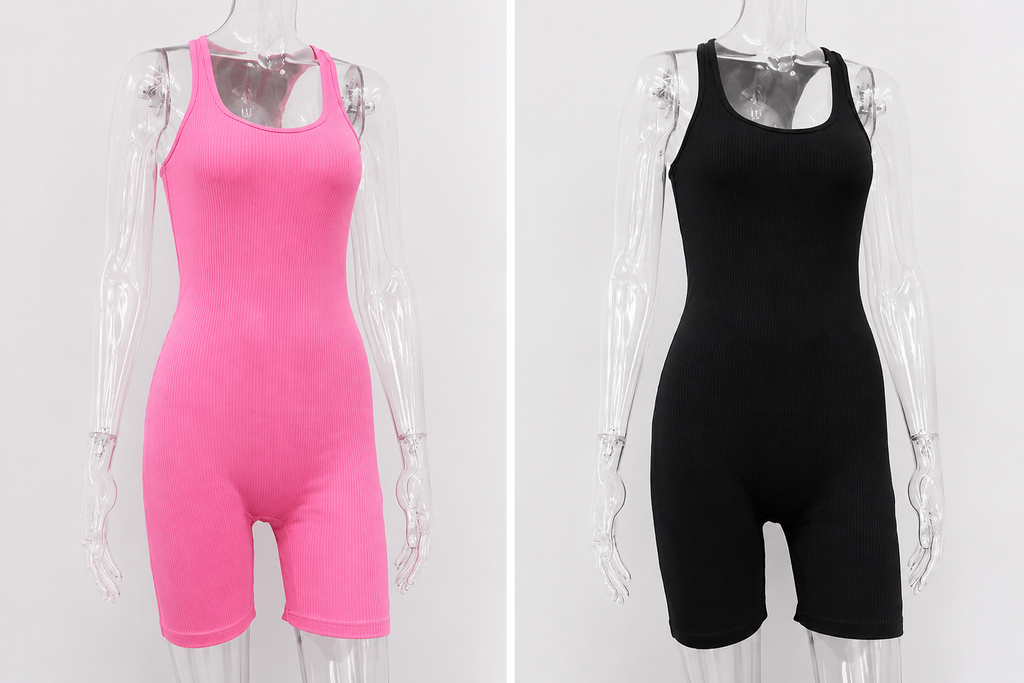 Ribbed Romper